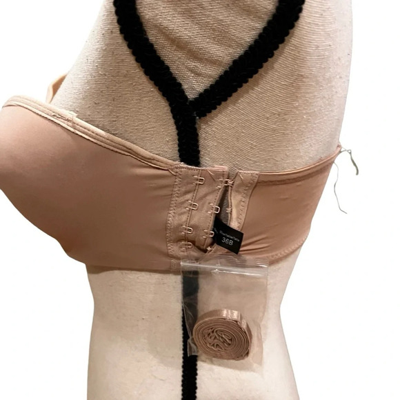 Rene Rofe Women’s push-up bra 36B multiway push-up easy side hooks silicone - Picture 4 of 6